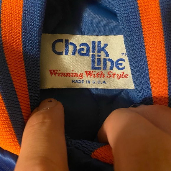 Denver Broncos Chalkline Satin Bomber jacket - Picture 3 of 3